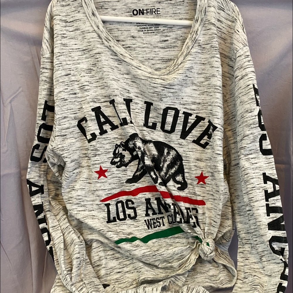 Long sleeved crop top